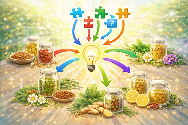 健康茶開発の組み合わせ