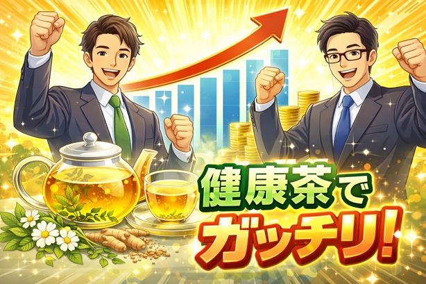 売れる健康茶でガッチリ！