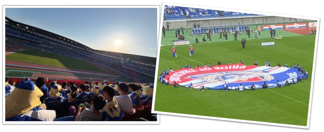 センターサークルバナーベアラー！横浜F・マリノス。